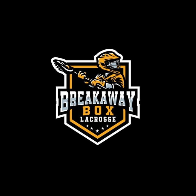 design breakaway box lacrosse logo