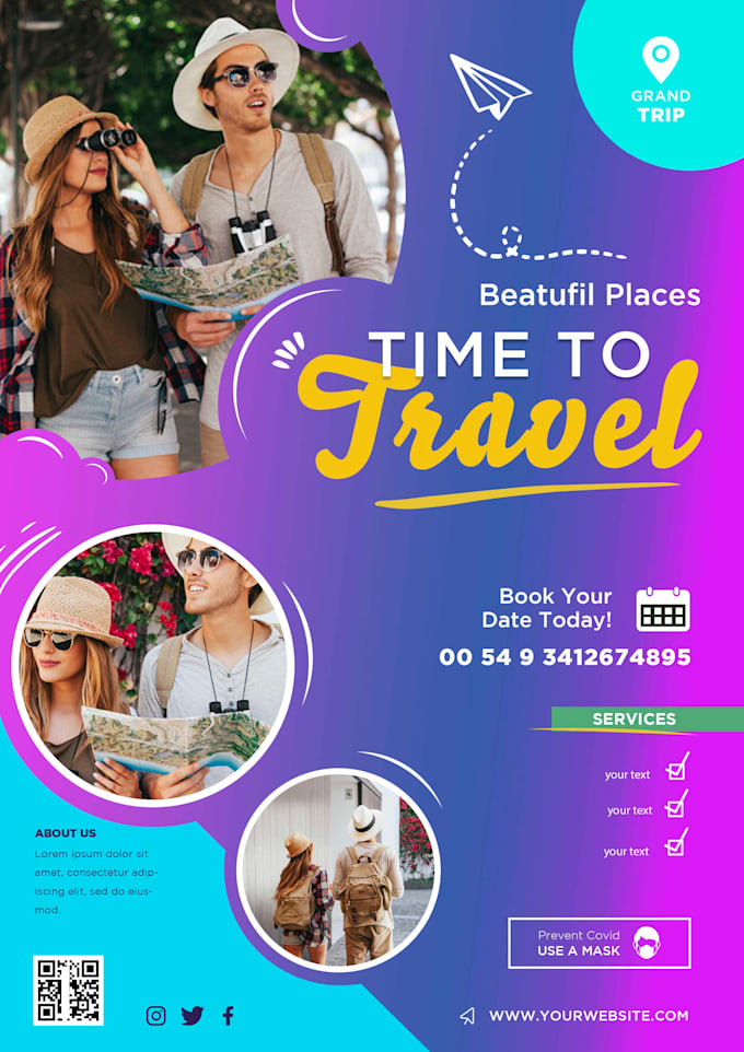 do professional banner and flyer