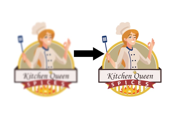redraw logo or image ,vector tracing, covert to vector