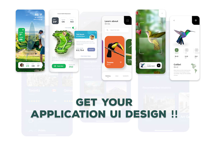 design your mobile and web application UI design