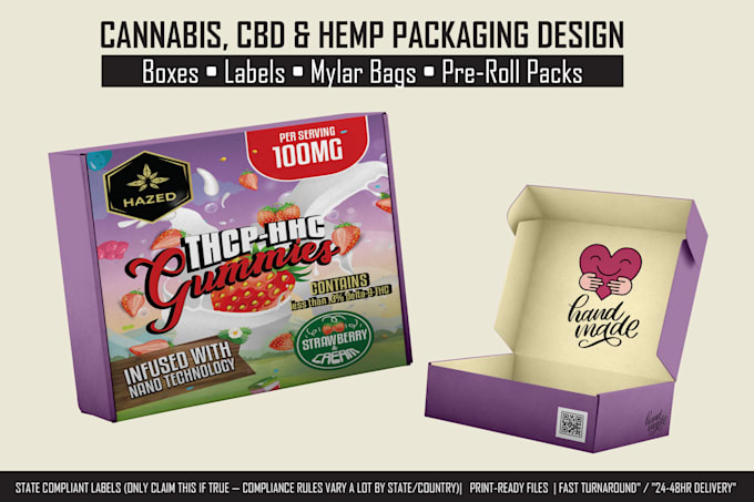 design custom product packaging and product label design
