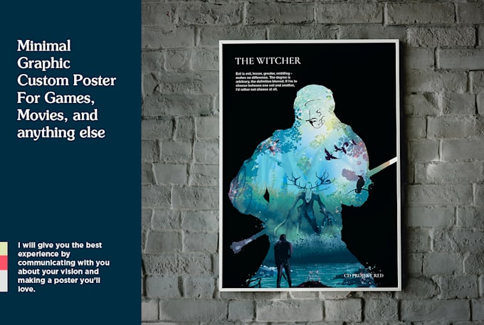 design an eye catching custom poster illustration for your business