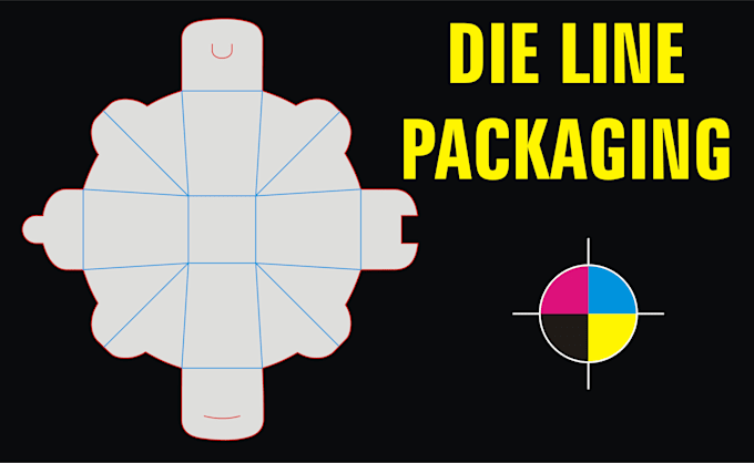 create any box perfect dieline template that is ready for production