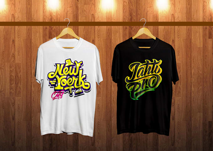 design a custom awesome typography t shirt design