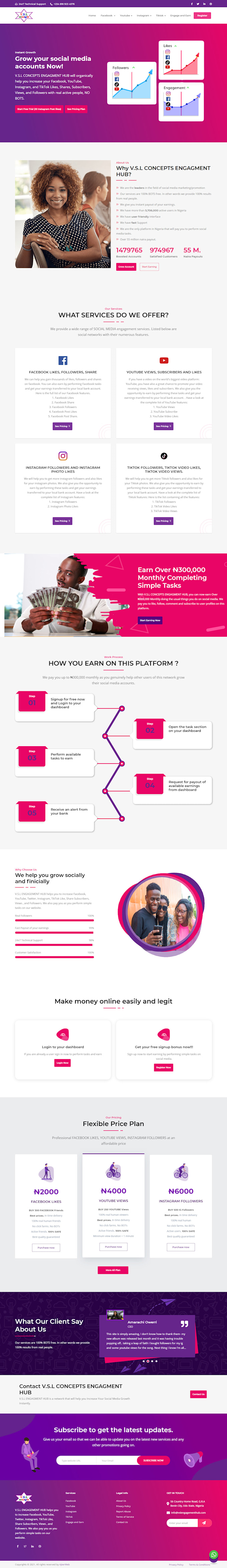 Create landing page design using html css js by Kapsulchandrora | Fiverr