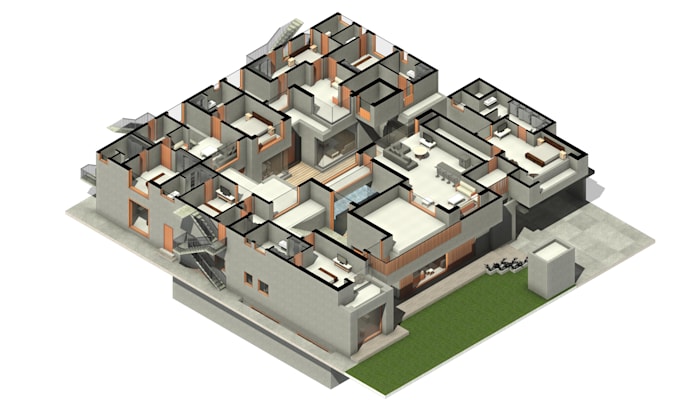 professional revit modelling and rendering