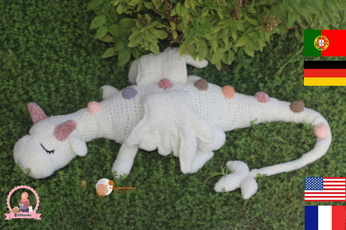 write custom amigurumi crochet patterns with step by step picture tutorials
