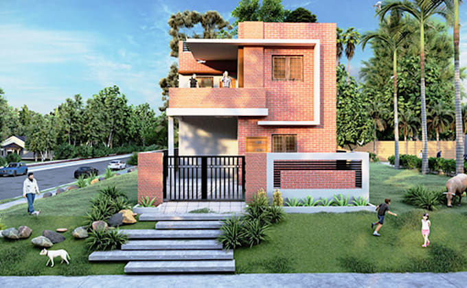 create google sketchup 3d model and render in lumion
