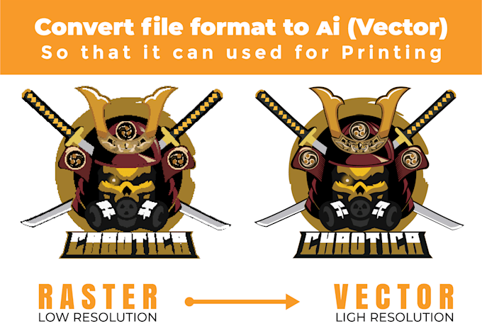 vectorize image or convert logo into vector ai eps svg etc