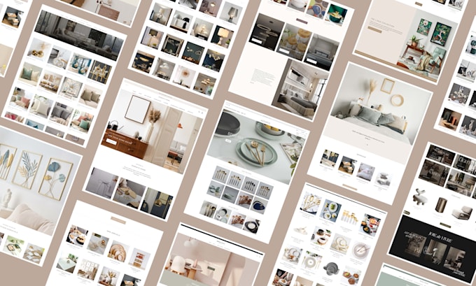 build a luxury home decor shopify dropshipping store website