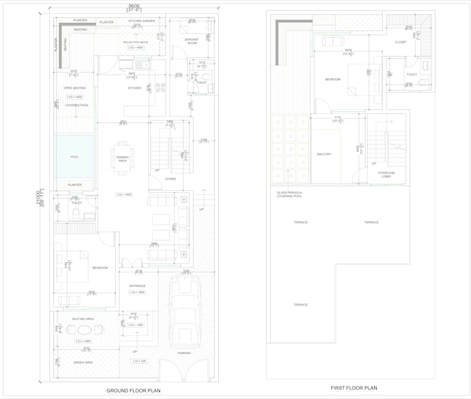 create professional 2d architectural floor plans