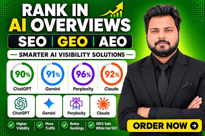 increase ai visibility score to rank website in chatgpt gemini with aeo GEO SEO