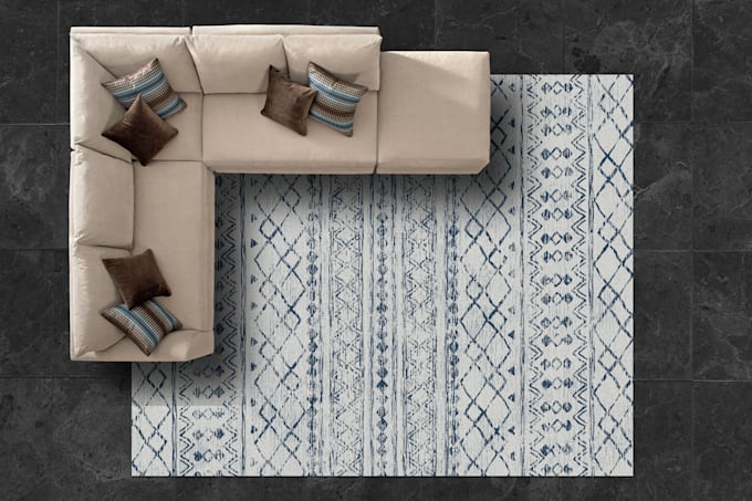 printable rug pattern design
