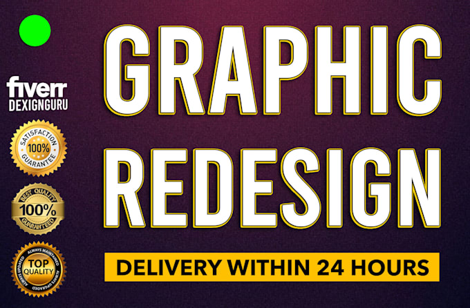 do custom graphic design redesign urgent in 24 hours