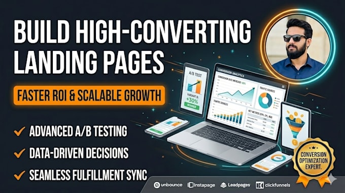 design a lead capture landing page or lead generation page in wordpress
