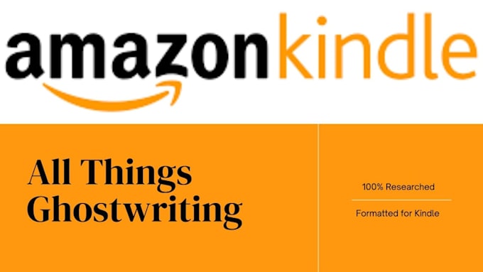 ghostwrite your kindle ebook