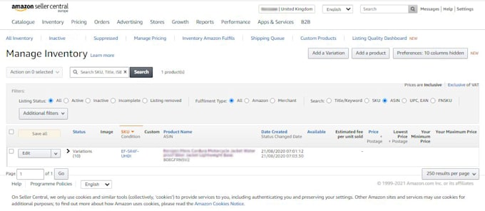 amazon listing and SEO product descriptions