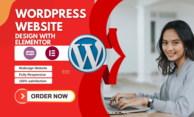 do design redesign develop business wordpress websites using elementor