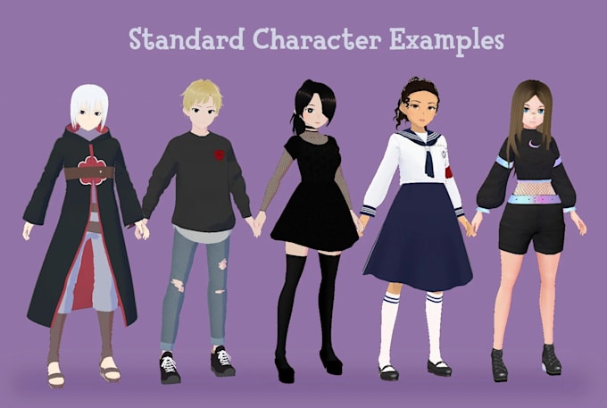 create vroid character for vrchat or vtubing