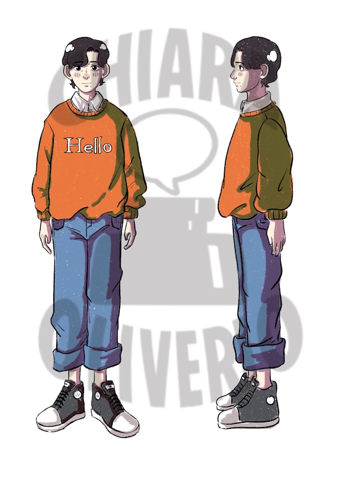 create a professional custom characters for you