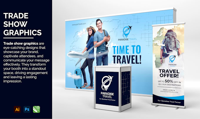 design roll up, retractable, billboards, backdrops, and signage