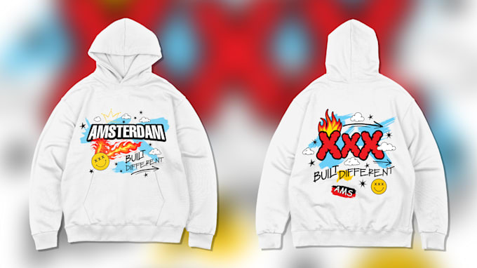 do designs for hoodies, sweatshirts, and tshirts