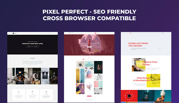 convert PSD sketch figma xd ai to HTML