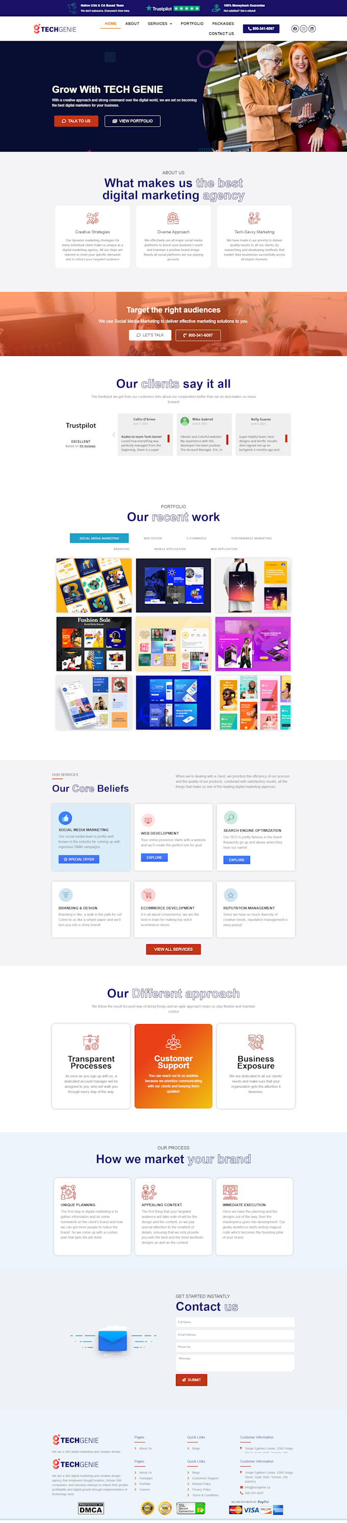 develop responsive wordpress website design