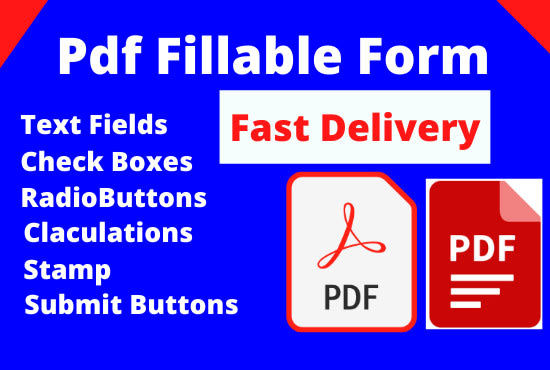 create pdf fillable form or convert to fillable pdf