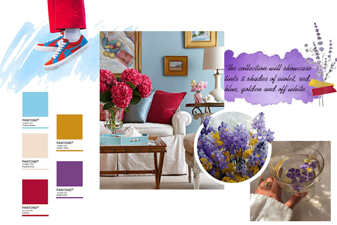 create luxury fashion mood boards, professional portfolio designs