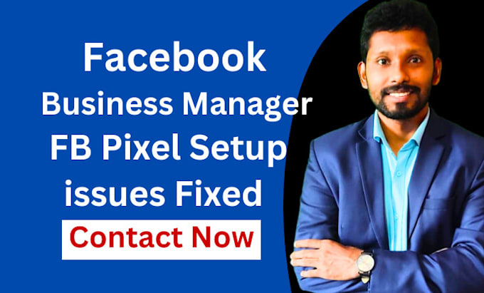 setup facebook pixel, fix fb pixel issues, business manager setup