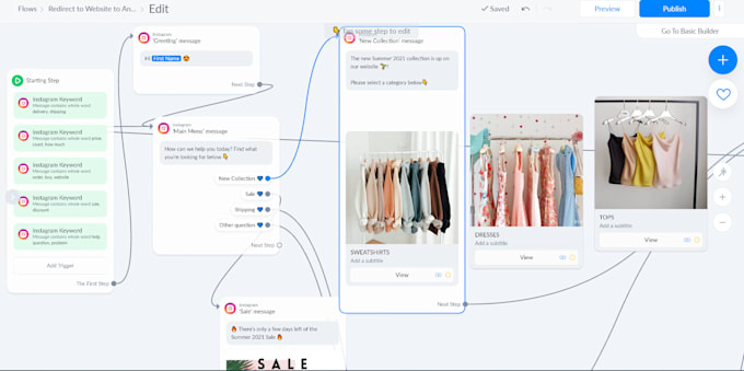 Create a lead generation instagram dm funnel using manychat by Botfixed ...