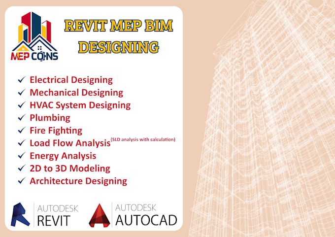 do autodesk revit bim mep designing and 3d modelling
