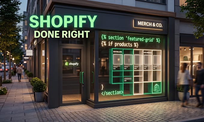 customize your shopify theme or build custom sections and apps