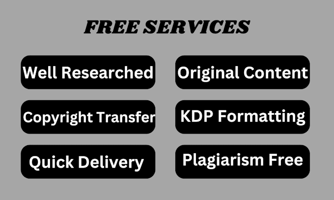 do book writing and ebook writing on any topic
