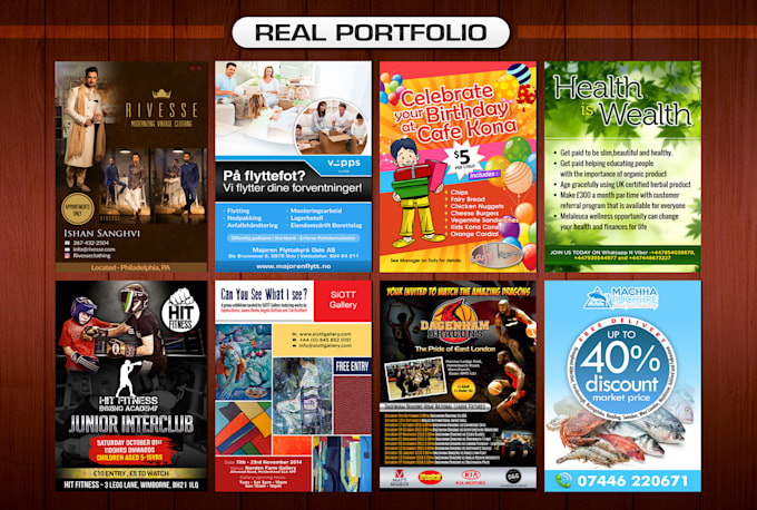 design a professional and standout flyer