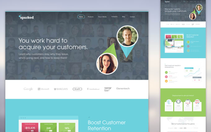 design a responsive template for your website
