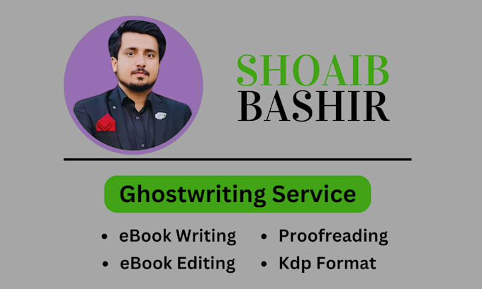ghostwrite bestselling non fiction ebook