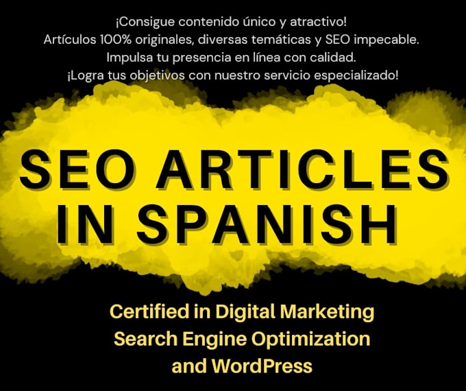 redactor profesional de articulos SEO en español