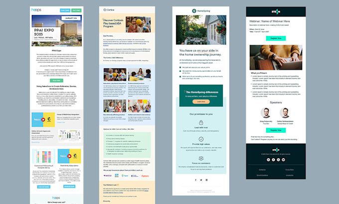 design effective and engaging HTML email template
