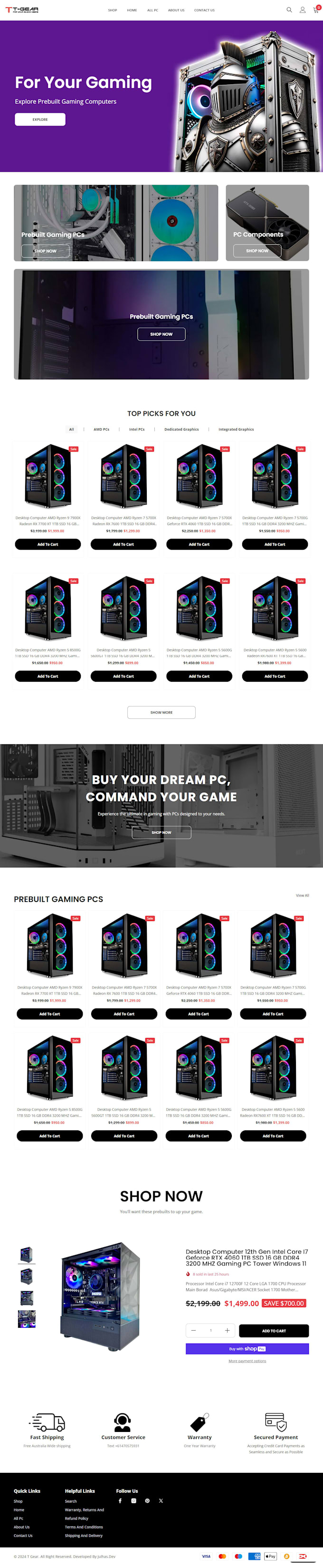 do shopify ecommerce website development, design and redesign