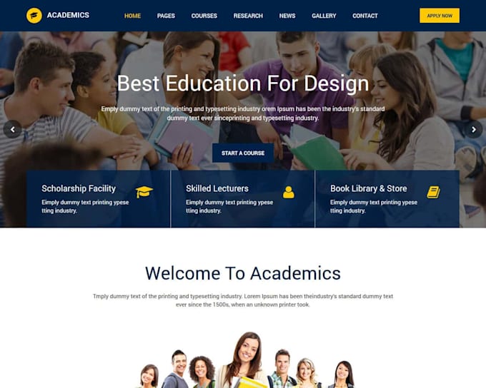 design professional and responsive wordpress website