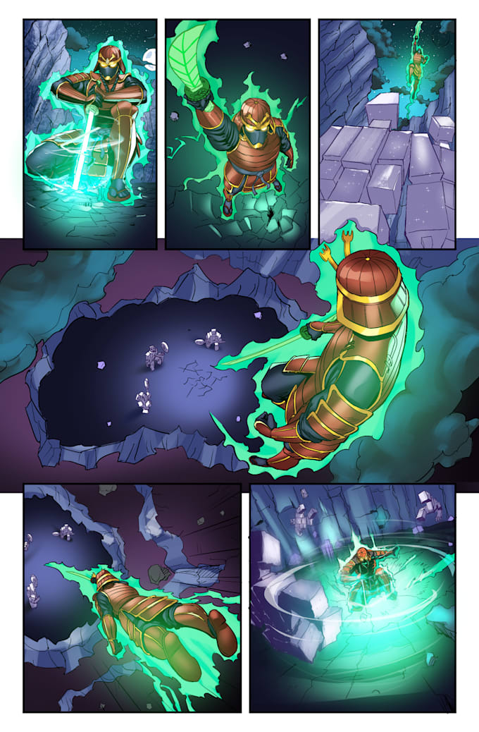 draw professional comic book pages
