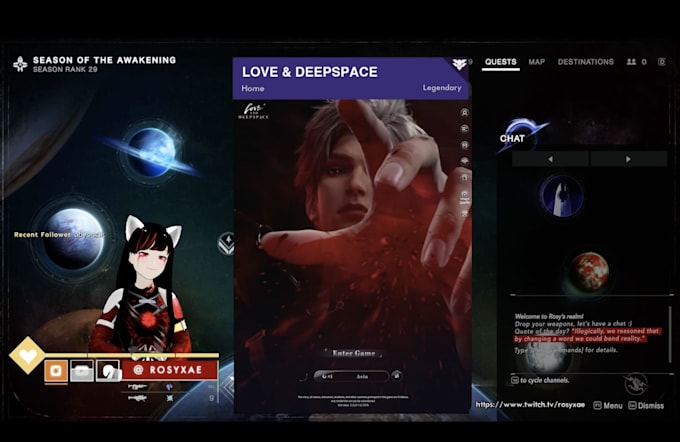 design custom twitch emote, character, and stream overlay
