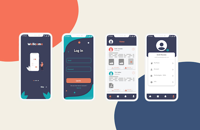 develop android and IOS app using flutter