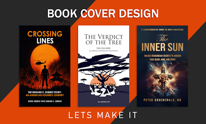 make unique book cover design ebook paperback hardcover