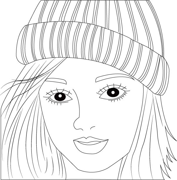 do vector illustration, line art, coloring