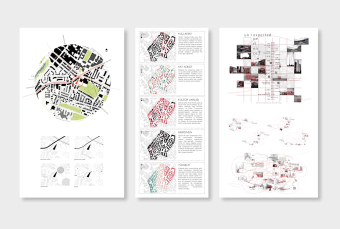 create architectural or urban site analysis and mappings