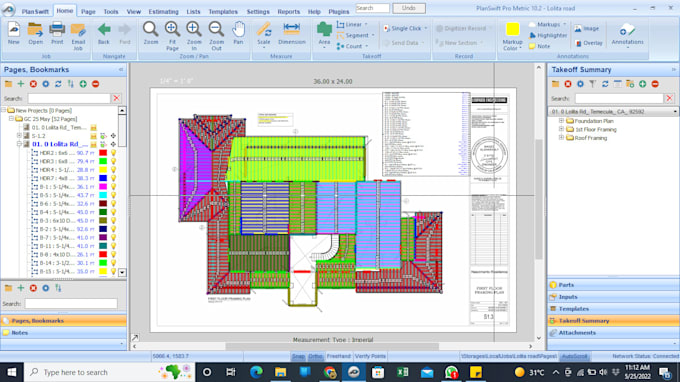 do cost estimation, quantity takeoff, and material take off