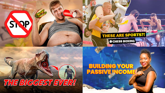 design attractive youtube thumbnail